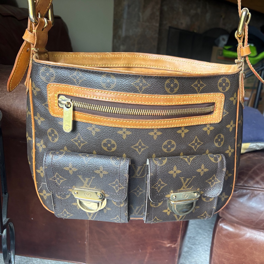 Louis Vuitton Hudson Gm Monogram Crossbody Bag Vintage Authenticâ
